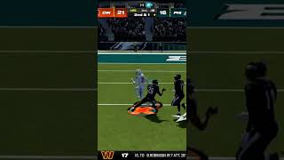 Saquon Barkley is too good his own team tries to block him #madden #saquonbarkley