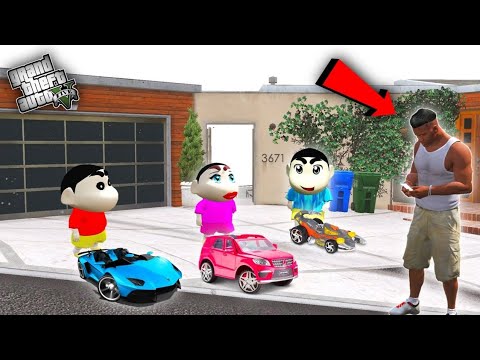 Franklin Gifting New RC CARS To SHINCHAN & PINCHAN & HIMAWARI In GTA 5 ! JSS GAMER