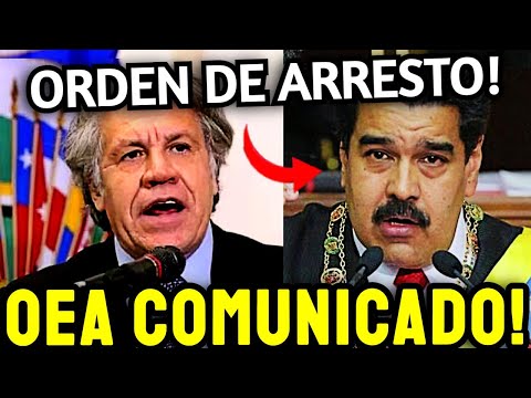 ULTIMO URGENTE! JEFE DE LA OEA PIDE PRISI0N para MADURO tras DESACUERDO con PRESIDENTES