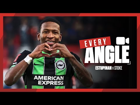 Every Angle: Pervis Estupinan BLASTS Home At Stoke