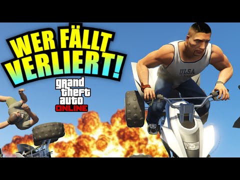 GTA Challenge : Wer fällt verliert! - GTA 5 Online Deutsch