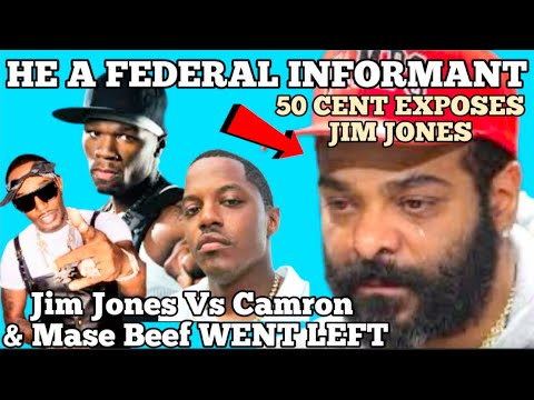 50 Cent EXPOSES Jim Jones As A FEDERAL INFORMANT! Jim Jones Beef W/ Camron & Mase Escalates QUICK!