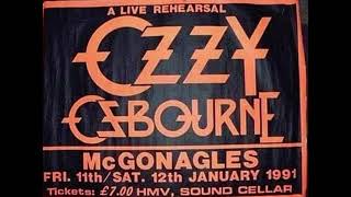 Ozzy Osbourne Suicide Solution/Guitar Solo Live McGonagle's, Dublin 1991