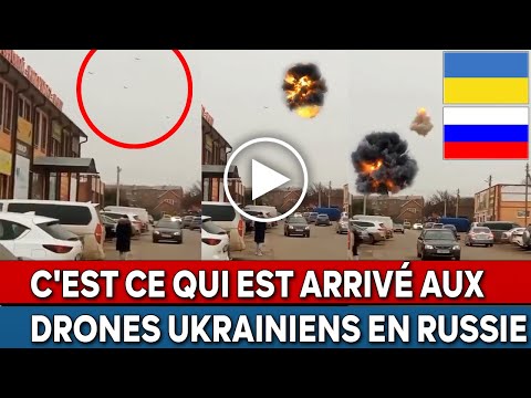 Regardez le moment où un drone ukrainien a été abattu avant de frapper la Russie