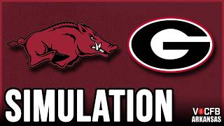 Arkansas vs Georgia - 9/19 Simulation on CFB 27
