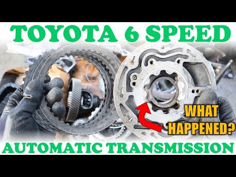 A FAILED Toyota Transmission? U660 6 Speed Automatic Teardown!