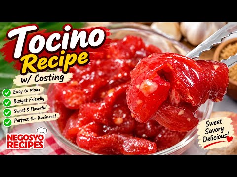 Best Pork Tocino Recipe No Extenders for Food Business (1 Year Up Shelf Life)