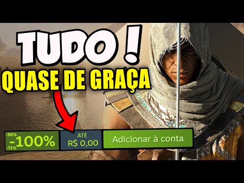 CORRE! Jogos para PC AAA Incríveis quase de GRAÇA por menos de R$20,00!