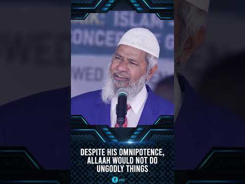 COGMWR 38 Despite His Omnipotence, Allah would not Do Ungodly Things