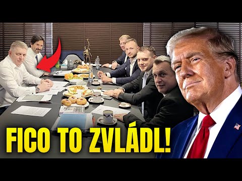 Fico zachránil slovenskou vládu a jede za Trumpem...