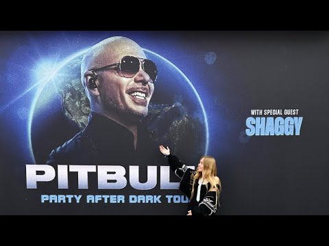 PITBULL AND SHAGGY AT THE LONDON 02 ARENA PITBULL PARTY AFTER DARK TOUR +SHAGGY CONCERT