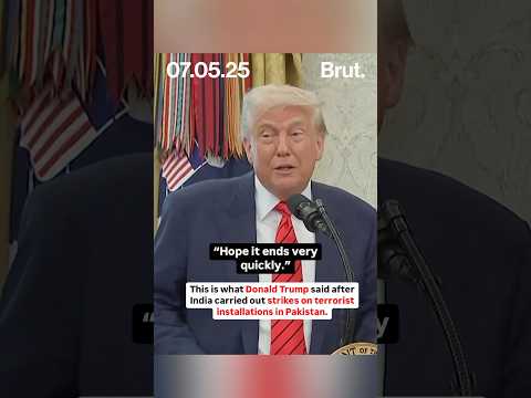 Donald Trump reacted to India’s “Operation Sindoor” that targeted  terror installations in Pakistan