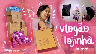 COMO FOI REABRIR MINHA LOJA ONLINE?? | vlog, estratégias, embalando pedidos e dicas de uma artista