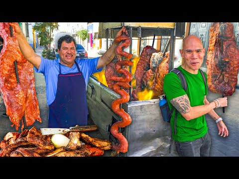 INSANE JALISCO MEAT TOUR - ZAPOPAN RIB & BIRRIA TACOS + Mexican Street Food in Guadalajara Mexico
