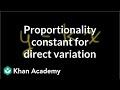 Understanding Direct Proportionality