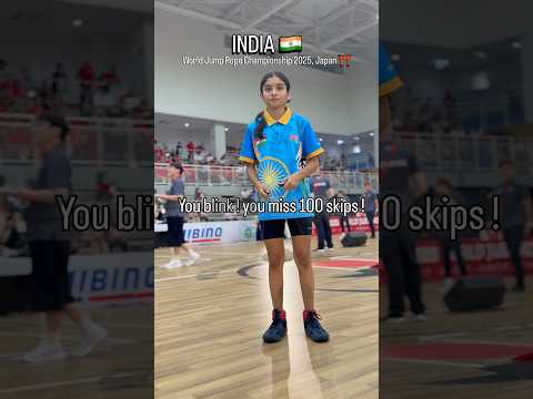 Parol Zankar at World Jump Rope Championships 2025 – Kawasaki, Japan ⛩️