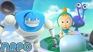 ET Wants A Baby Souvenir Home | 60 MINUTE ARPO Compilation | Funny Robot Cartoons for Kids!