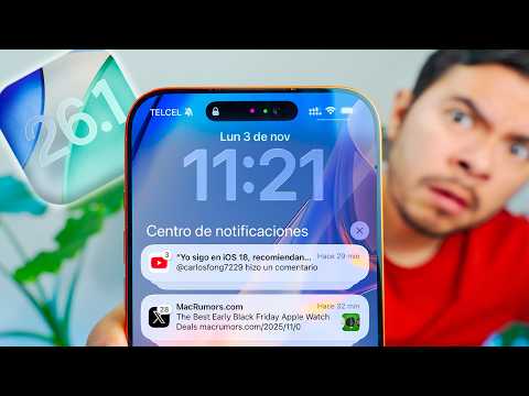 🔥 Ya Salió iOS 26.1: Muchas cosas nuevas llegan a tu iPhone HOY 🤩