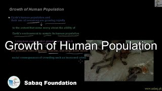 Growth of Human Population