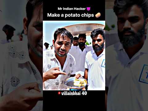 Make a potato chips 😋//#shorts #mrindianhackre