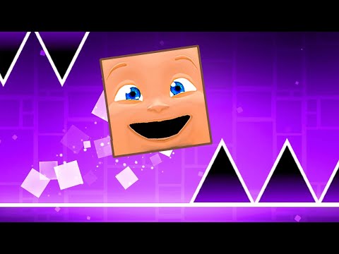 Baby Plays GEOMETRY DASH 2!