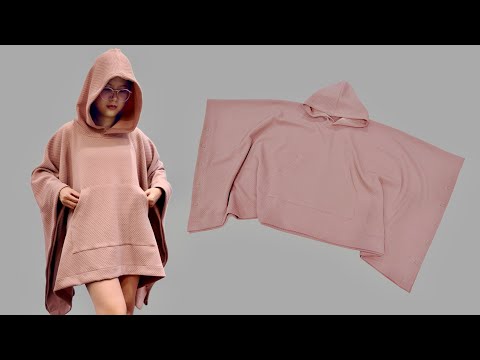 DIY Poncho | Easy Sewing Tutorial for Beginners