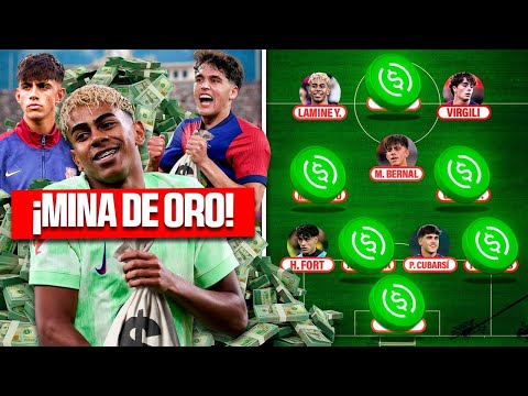 ASÍ ES EL INCREÍBLE Y MILLONARIO 11 DEL BARCELONA JUVENIL ¡Solo 3 clubes de LALIGA son más caros!💲🤑
