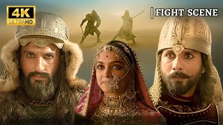 Padmaavat Last Fight Scene First Time in 4K! 😱 | Ranveer Singh | Deepika Padukone | Shahid Kapoor