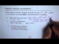 Velocity, Acceleration, and Motion Concepts
