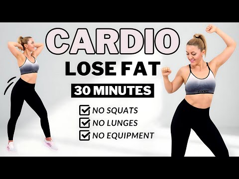 🔥30 Min CARDIO FAT BURN🔥No Jumping🔥No Squats/Lunges🔥Easy Exercises To Lose Fat🔥