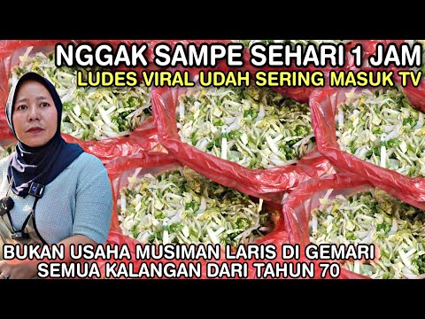 BUKAN USAHA MUSIMAN DARI TAHUN 70 || LARIS Di GEMARI SEMUA KALANGAN 1 JAM JUALAN LUDES Ide BISNIS