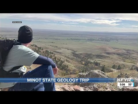YouTube video thumbnail: Minot State Geology Students Visit Black Hills for Research