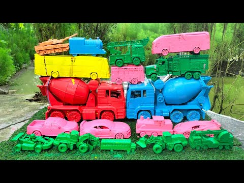 Mobil Mobilan Oleng Mencari Mobil Balap, Tank Baja, Bus Telolet, Excavator, Motor Balap Part 12