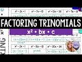 Factoring Trinomials with a=1