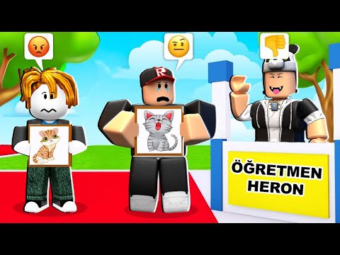 Resim Çiz ve Öğretmene Göster! - Roblox Shine or Decline