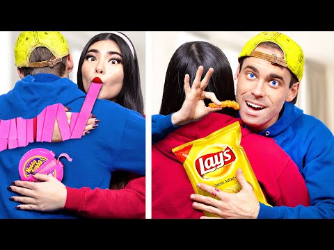 10 Funny Ways to Sneak Snacks From Your Friends | How to Hide Candy From Parents by Crafty Hacks