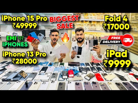 Biggest iPhone Sale Ever 🔥| Cheapest iPhone Market  | Second Hand Mobile | iPhone15 Pro iPhone 16