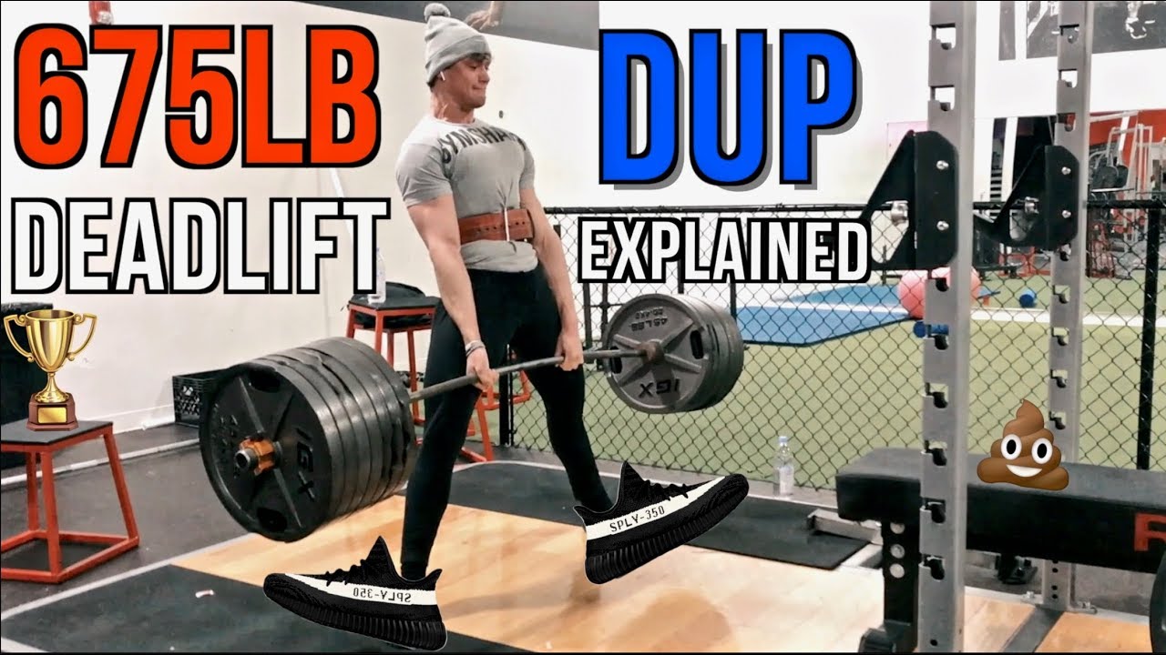 YEEZY GIVEAWAY 675lb Deadlift DUP Explained
