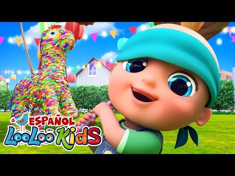 ¿Quién Rompe la Piñata? 🎉🍭 Canción Infantil Divertida - Canta y Juega con LooLoo Kids Español 🎶✨