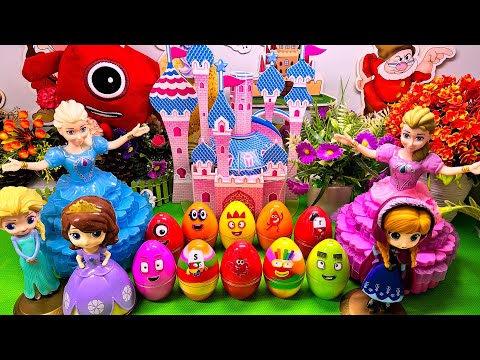 Dinosaur Clean Colors EGGS Numberblocks, Cocomelon in the Park! Satisfying ASMR Videos