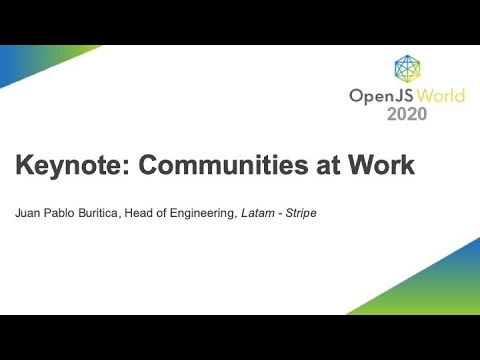 Keynote: Communities at Work