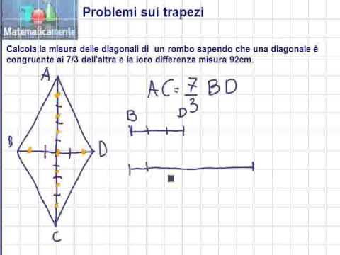 Come Trovare Le Diagonali Di Un Rombo Viva La Scuola