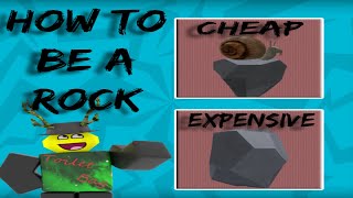 HOW TO BE A ROCK ON ROBLOX!