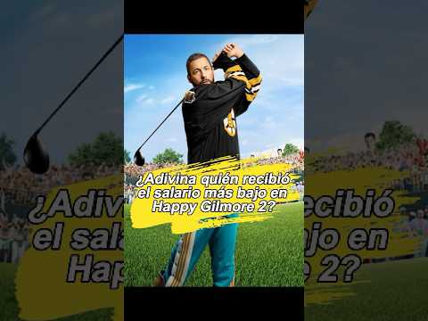 Adivina quién recibió el salario más bajo en Happy Gilmore 2#happygilmore#johndaly#traviskelce