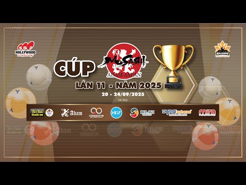 VŨ VĂN CAM vs TRẦN QUYẾT  | GIẢI CAROM 3 BĂNG A DAM CUP -NĂM 2025