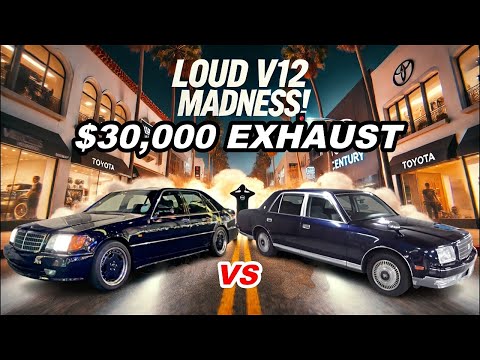 PISSING PEOPLE OFF WITH EFFSPOT'S TWO LOUD STRAIGHT PIPE $30,000 V12 EXHAUST!