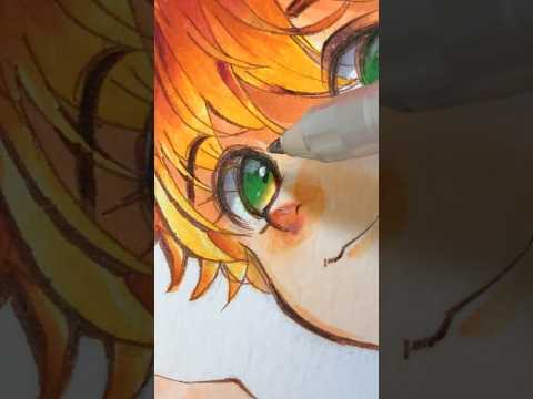 꼭 봐야 한다는 만화 약속의네버랜드 엠마 드로잉 #shorts