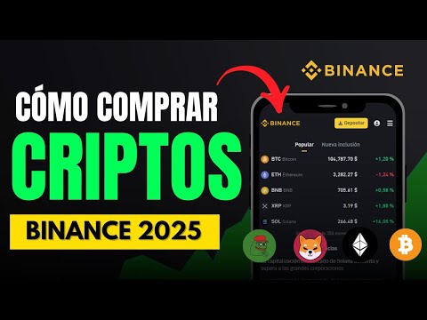 Cómo Comprar CRIPTOMONEDAS en BINANCE 2025