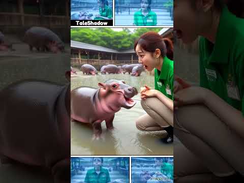 หมูเด้งเห็นน้ำท่วมสวนสัตว์จึงถามคนเลี้ยงว่าทำไมไม่ปิดน้ำ #TaleShadow #หมูเด้ง