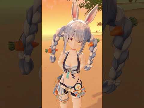 見惚れちゃったぺこ？#holonatsuParadise #ホロナツpiece #shorts